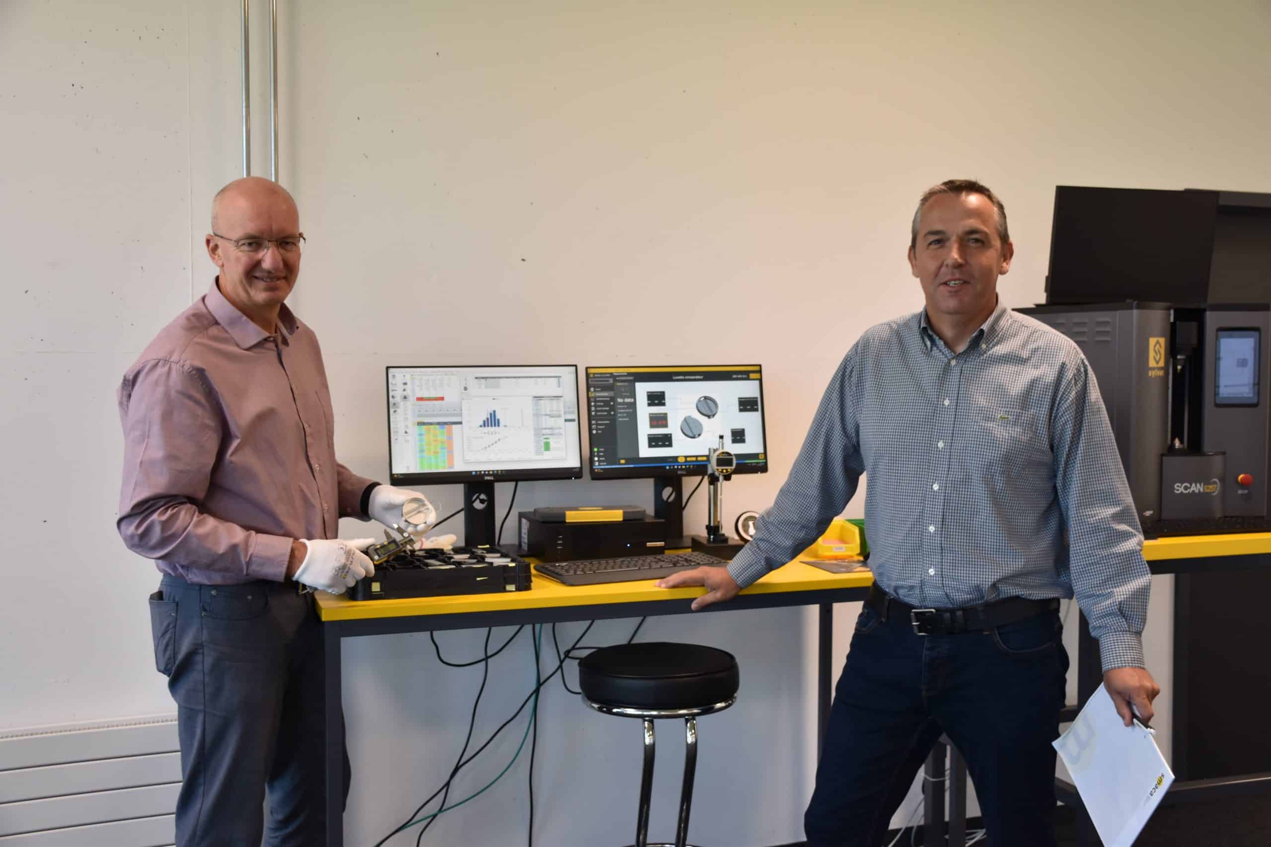 Eric Schnyder et David Meneur fondateur de Smaca Swiss